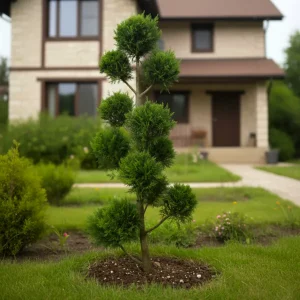 Leylandova cipresa 'Castlewellan gold' (≈80 cm) - Cupressocyparis leylandii (v loncu)