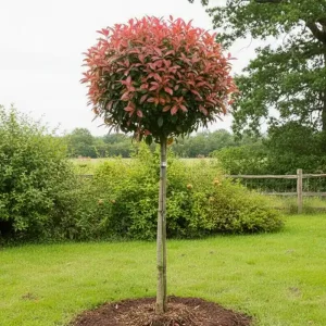 Fotinija na drevesu 'Carré Rouge' (≈150 cm) - Photinia x fraseri (v loncu)