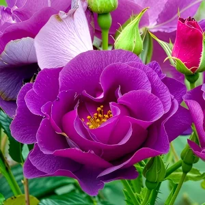 Vrtnica floribunda - 'Rhapsody in Blue'® (v loncu)